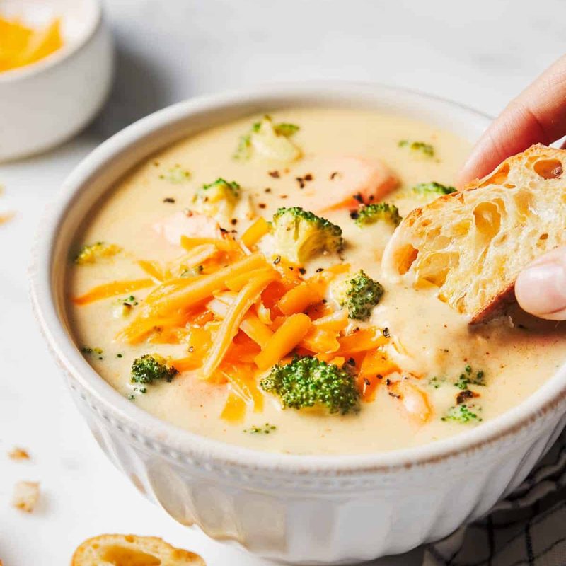 A picture of Basic + Awesome Broccoli Cheese Soup