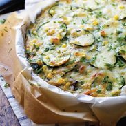 Sweet corn zucchini pie pin.
