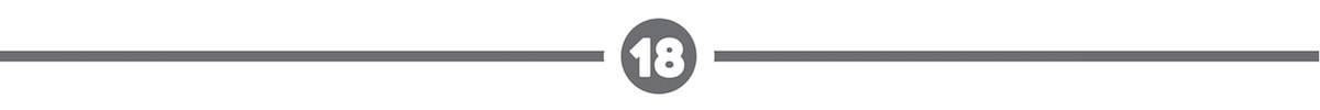 A dividing line with a '18' in the middle.