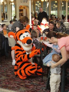 Tigger Signing Autographs...Sort Of...
