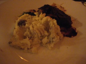 Yachtsman Filet with Mashed Potatoes