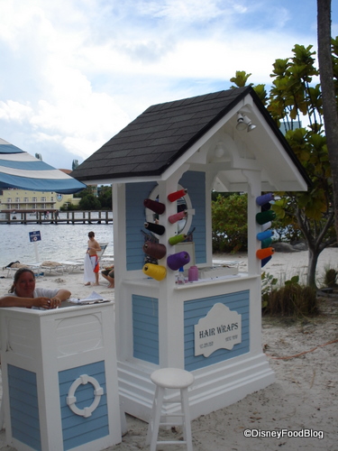 Yacht and Beach Club Hair Wrap Station