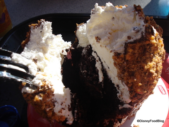 Butterfinger Muffin Bisected