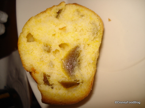 Cross-Section of Jalapeno Corn Muffin