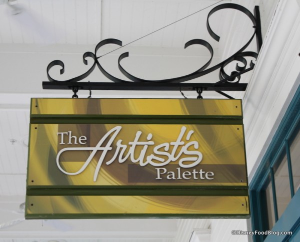The Artist's Palette Sign