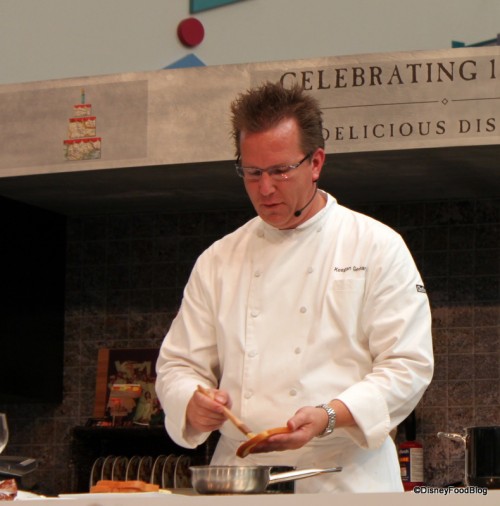 Keegan Gerhard during a 2010 Culinary Demo