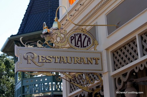 Plaza Sign