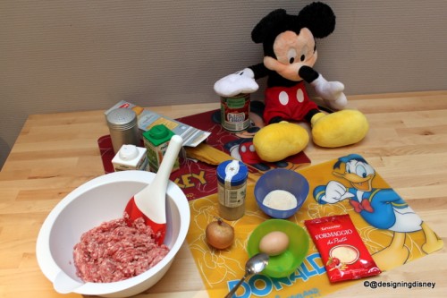 Lady and The Tramp Spaghetti and Meatballs