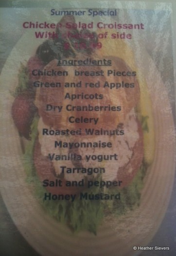 Summer Special: Chicken Salad Croissant 
