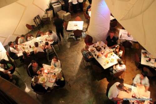 Looking Down from the Second Floor