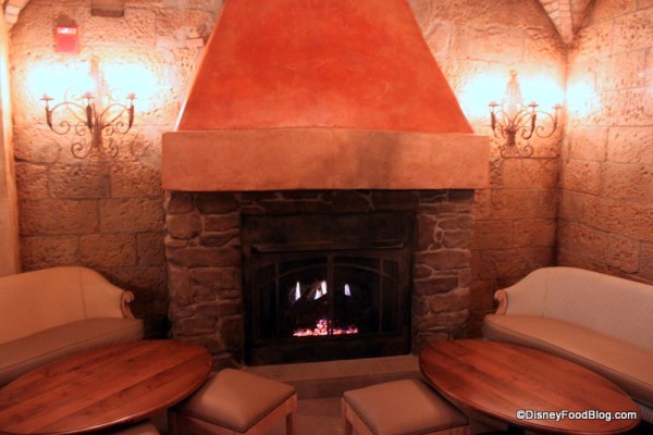 Fireplace Area at Gusto