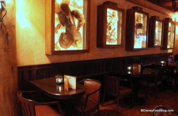 Intimate Seating Along the Paneled Wall