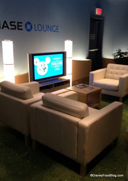 Chase Cardmember Lounge Seating Festival Center