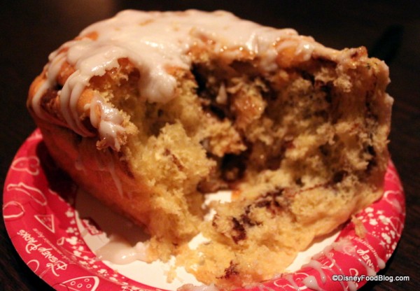 Gaston's Tavern Cinnamon Roll  -- Inside