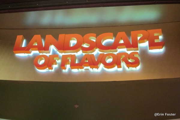 Landscape of Flavors sign