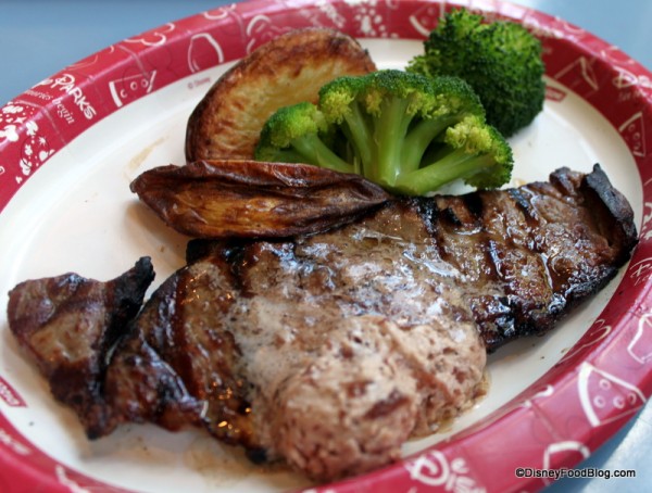 New York Strip Steak Meal
