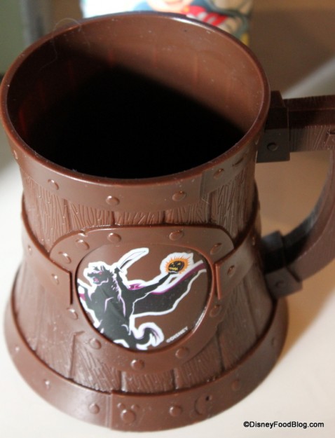 headless horseman side of souvenir mug