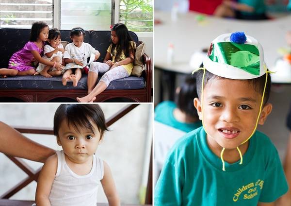 Collage of children.