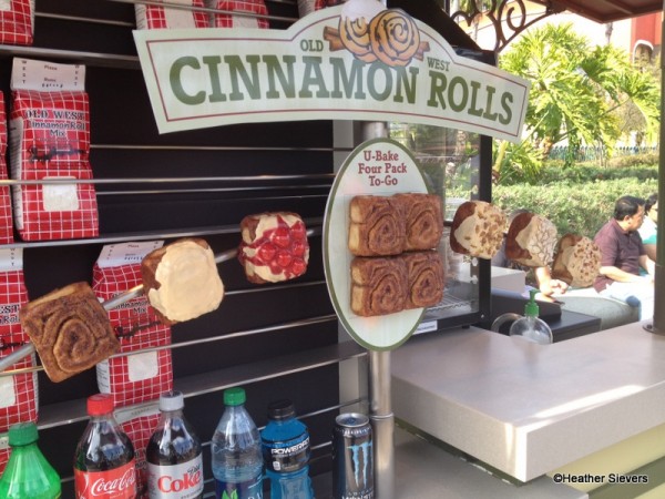 Old West Cinnamon Roll Display