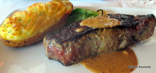 My Prime New York Strip Steak With Twice-Baked Potato