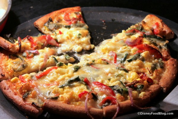 Breakfast Pizza -- Up Close