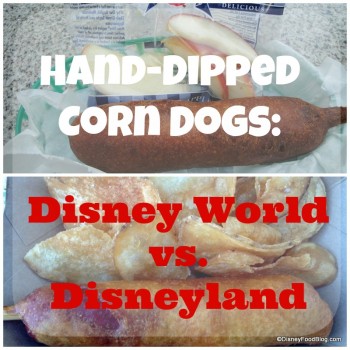 Disneyland vs Disney World corn dogs
