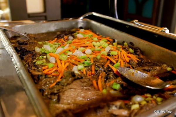 Barbosa’s Braised Beef with Julienne Carrots, Celery, and Pearl Onions