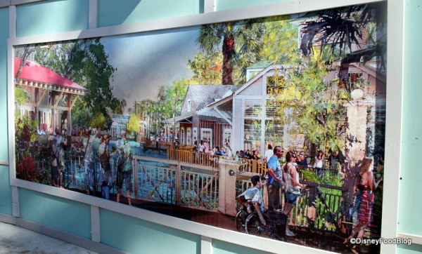Disney Springs Artwork on construction walls