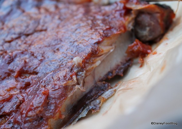 St. Louis Ribs close-up