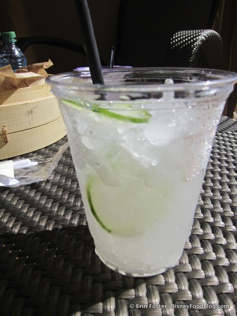 Cucumber lychee fizz. 