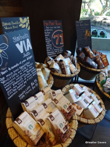 VIA, Teas & Coffee for Purchase