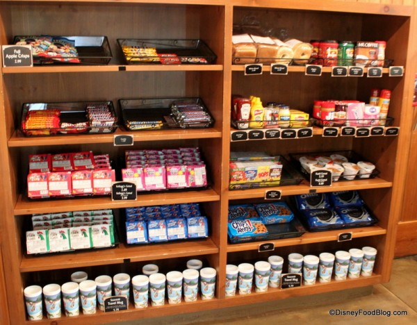 Dry Foods, Grocery Items, and Souvenir Mugs