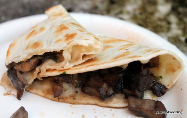 Cross-Section of Quesadilla