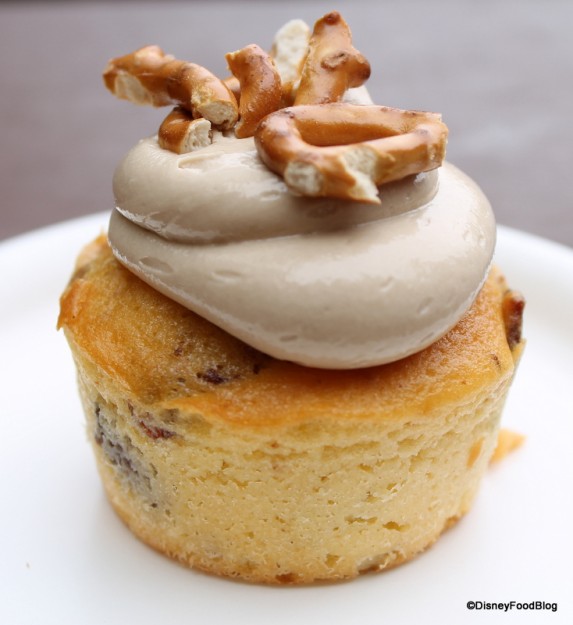 Piggylicious Bacon Cupcake From Epcot's Flower and Garden Festival --- Think This Popular Treat Will Make It In to the New Festival Cookbook?