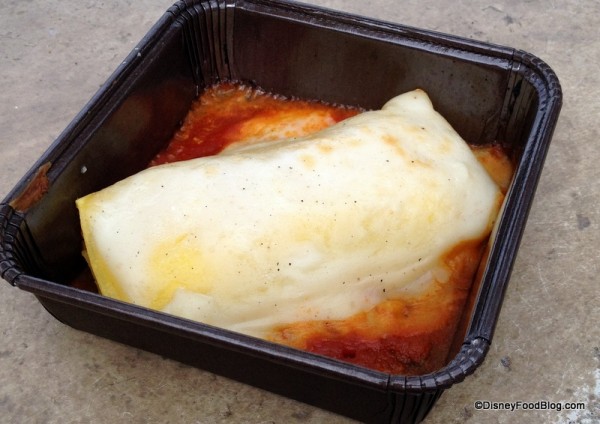 Three cheese manicotti