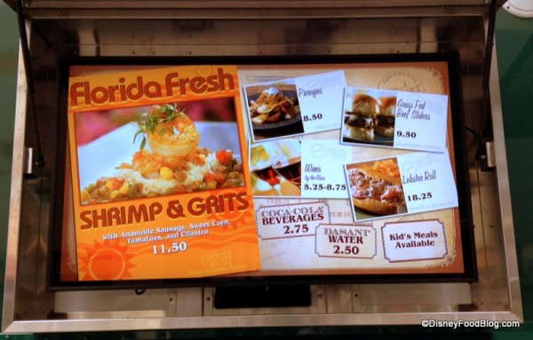 Florida Fresh Outdoor Kitchen Featured on the World Showcase of Flavors Food Truck Menu