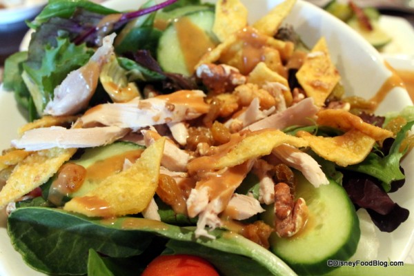 Salad with Peanut-Coconut Dressing