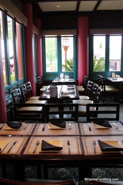 Seating near windows