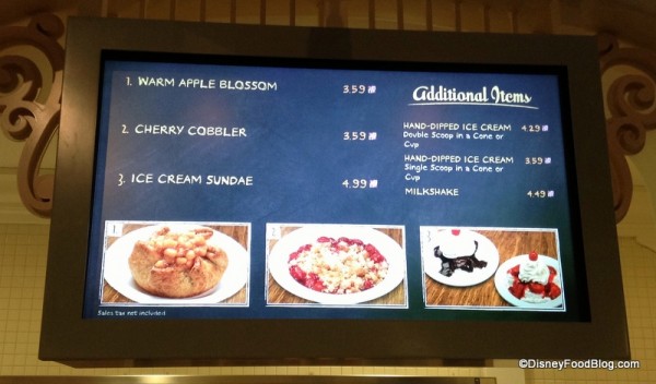 Bakery Menu at Riverside Mill Food Court