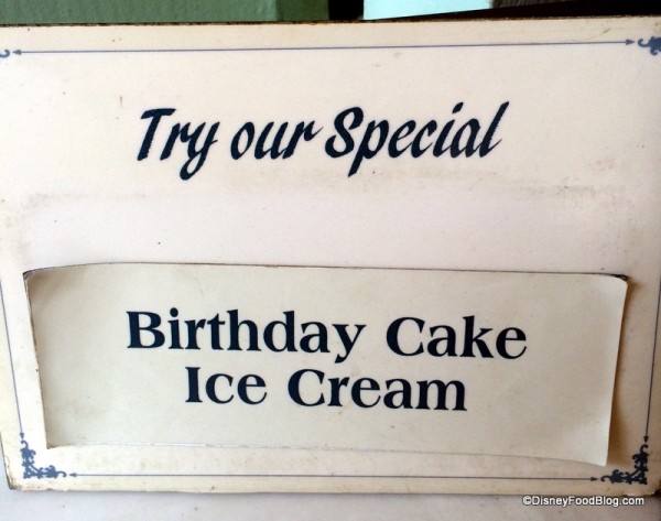 Special Menu Placard