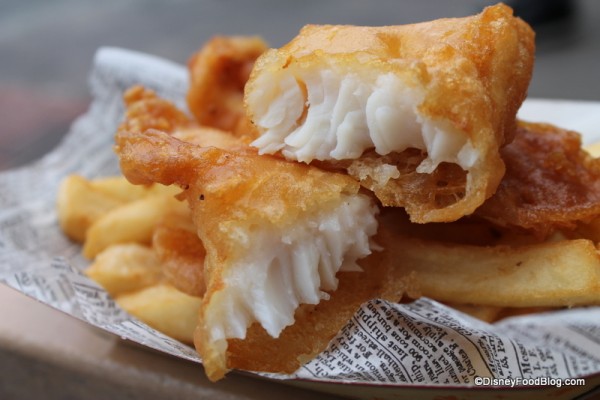 Cross-section of fish