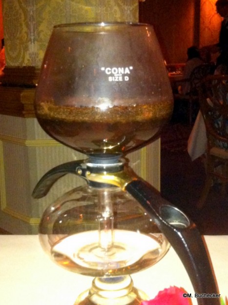 Coffee as it's almost complete