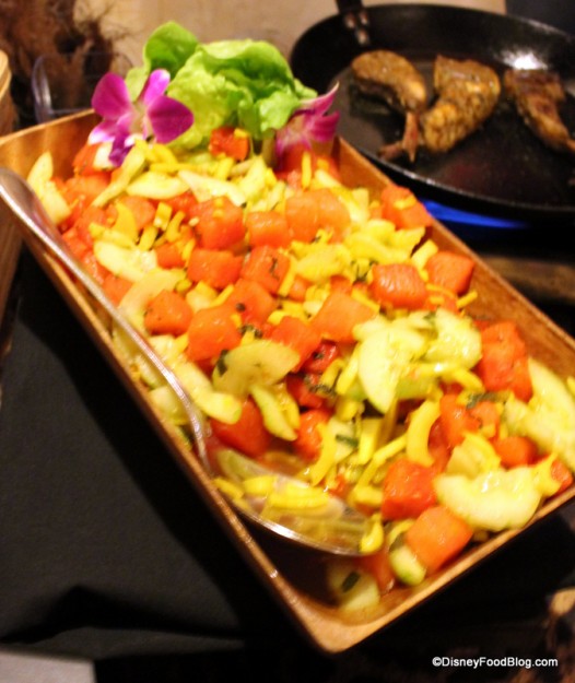 Watermelon, Cucumber and Fennel salad
