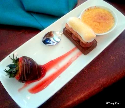 Dessert Platter at Ariel's Grotto