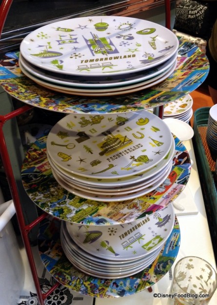 Magic Kingdom Vintage Map Plates