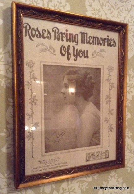 Framed sheet music cover