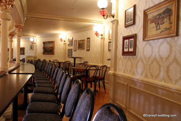 More upstairs seating