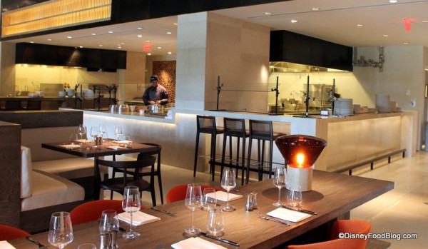 Open kitchen at Ravello