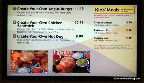 Create-Your-Own options