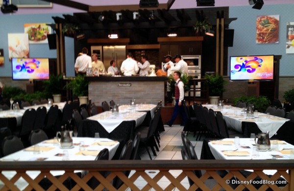 Set Up for a Culinary Demo